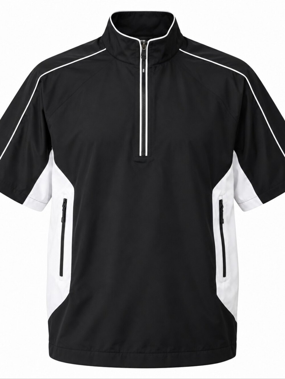 FOOTJOY | DryJoys Tour Collection Short Sleeve Golf Windbreaker Black | L